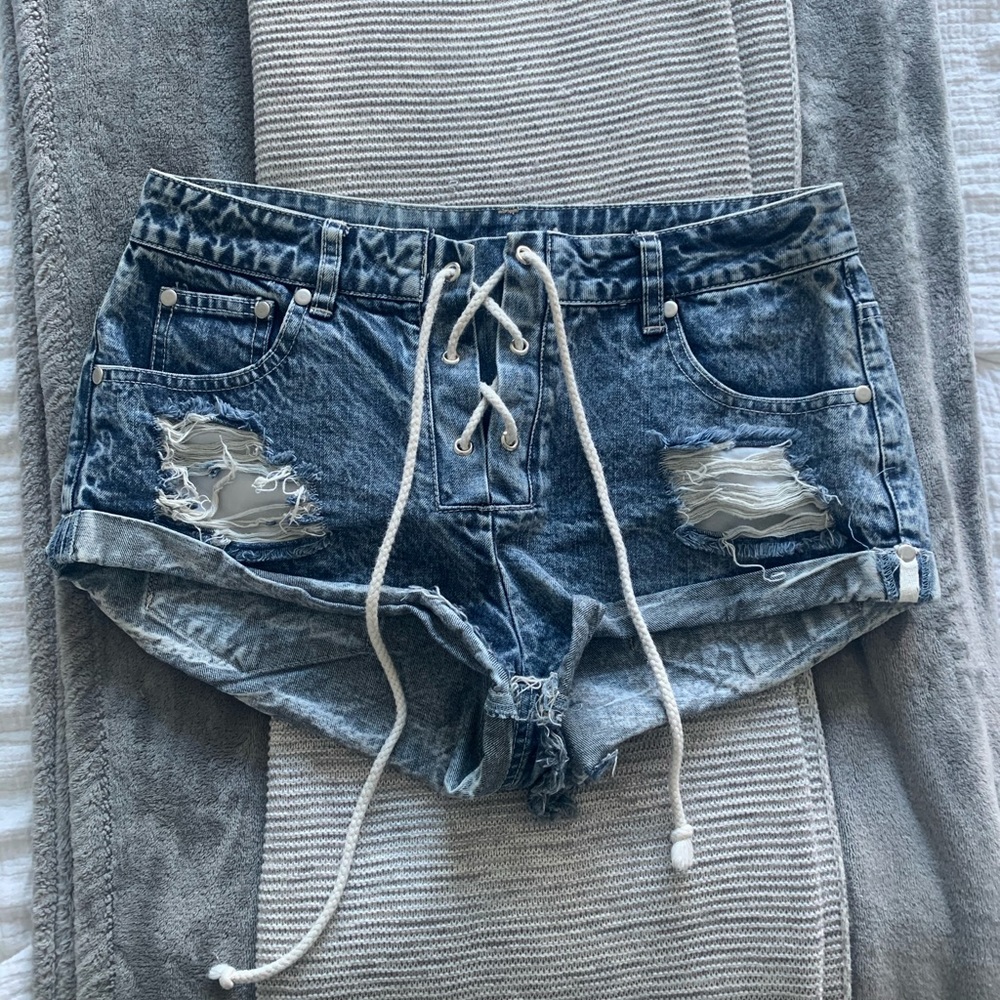 Jean shorts - Picture 1 of 4